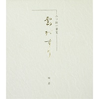 在庫限り_【エムディーエス】 一筆箋 二ツ折雲がすり  縦罫12行 グレイ罫  12-929