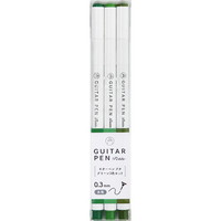 #寺西化学 水性サインペン ギターペンプチ　グリーン　３色セット  グリーン　 GRPT-3GR