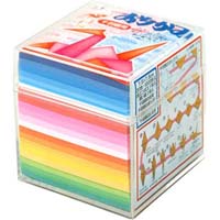 【トーヨー】おりがみ 千羽鶴用 7.5cmプラケース入 00 2004