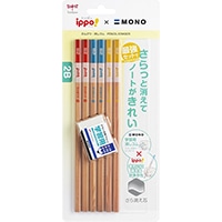 #トンボ鉛筆 鉛筆 書き方鉛筆ＫＳＫＮ２Ｂ６Ｐ学習消ゴムＰＫ 2B N柄 PPB-711C