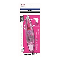 【トンボ鉛筆】 修正テープ モノエアーペン型詰替式5C80 幅5mm×長さ6m ピンク CTPAX5C80