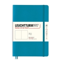#ロイヒトトゥルム ノート オーシャン ソフトカバー ミディアム (A5) 無地  オーシャン 365506