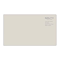 #日本能率協会 ノート NOLTY ノート 横罫クロス 横型スリム グレージュ NTBNT3106