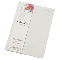 【日本能率協会】 高品質ノート NOLTY ノート  アシンメトリー A5 グレー NTBNT1102