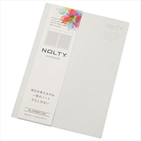 【日本能率協会】 高品質ノート NOLTY ノート  ログタイプ A5 グレー NTBNT1202