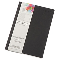 【日本能率協会】 高品質ノート NOLTY ノート  アシンメトリー B6 ブラック NTBNT2101
