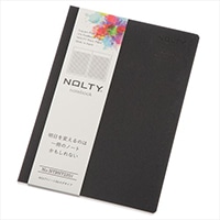 【日本能率協会】 高品質ノート NOLTY ノート  ログタイプ B6 ブラック NTBNT2201