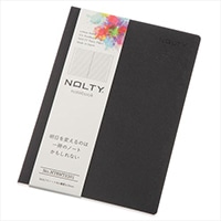 【日本能率協会】 高品質ノート NOLTY ノート  横罫6.0mm B6 ブラック NTBNT2301