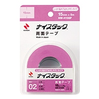 【ニチバン】 両面テープ ナイスタックしっかり貼れてはがしやすいタイプ   NWH15SF