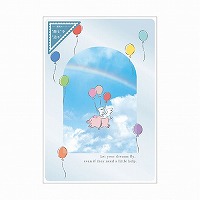 #RYURYU カード 透明カード  空飛ぶブタ TOC17