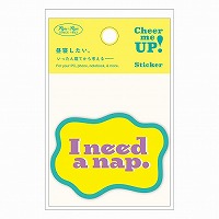 #RYURYU シール チアミーアップステッカー  ライトイエロー CMST03