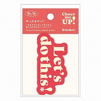 #RYURYU シール チアミーアップステッカー  レッド CMST04