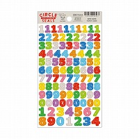 #RYURYU シール サークルシール・ホログラム  数字 RCSH08