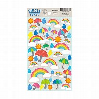 #RYURYU シール サークルシール・ホログラム  お天気 RCSH12