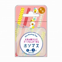 #RYURYU マスキングテープ ホソマス･マスキングテープ 5ｍ巻 ギンガムドット HMT23