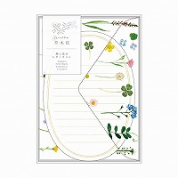 #RYURYU レターセット 草木花 押し花のレターセット  ノノハナ SMLS02
