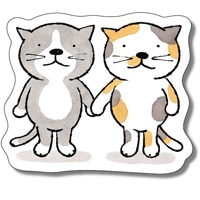 #コンサイス(国内販売のみ） シール ステッカー にゃんきーとすＢ  577249