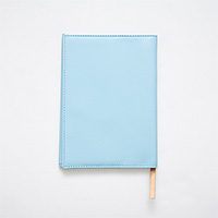 #コンサイス 読書関連小物 カダケス 本革ブックカバー 文庫 Lブルー 610519