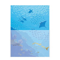 #包む レターセット レター 海と魚たち   TL065