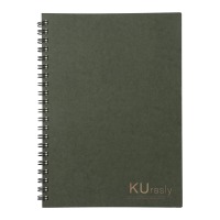 #包む ノート リングノート A5 モスグリーン T9087