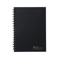 #包む ノート リングノート B6 ブラック T9090