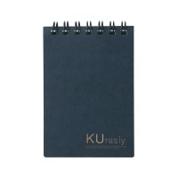 #包む メモ リングメモ A7 ネイビー T9096