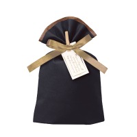 #包む 梱包用品 シックBAG巾着  ブラック TD037