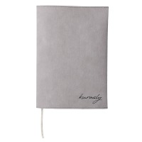 #包む 読書関連小物 ブックカバー B6 グレー TA018