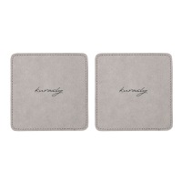 #包む キッチン雑貨 コースター 2枚入 グレー TA045