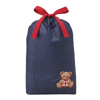 #包む 梱包用品 ギフトバッグ･ベア  ネイビー TG0002