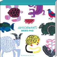 #グリーティングライフ メモ ミロコマチコ スクエアメモ 4柄120枚 あまみおおしま MRN-59