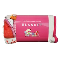 #グリーティングライフ(国内販売のみ） ブランケット ココちゃん　ブランケット ポリエステル素材 ココちゃん RYZ-1052