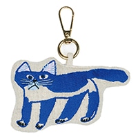 #グリーティングライフ(国内販売のみ） 身辺雑貨 ミロコマチコ 刺繍チャーム 中綿入 ネコ MRZ-75