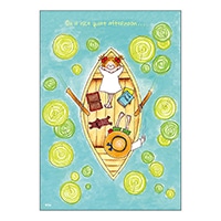 #グリーティングライフ(国内販売のみ） ノート ココちゃん・WWFジャパンコラボ A5 ボート RYN-1105