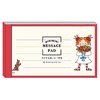 #グリーティングライフ(国内販売のみ） レター ココちゃん･ミニミニ一筆箋  レッド RYS-1128