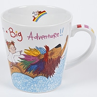 #グリーティングライフ キッチン雑貨 ココちゃん･マグカップ 容量:250ml ライオン RYL-1133