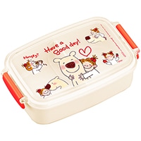 #グリーティングライフ キッチン雑貨 ココちゃん･ランチボックス 容量:500ml ココちゃん＆ポール RYL-1135