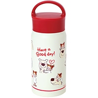 #グリーティングライフ キッチン雑貨 ココちゃん･ステンレスボトル 容量:350m ココちゃん＆ポール RYL-1137