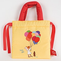 #グリーティングライフ(国内販売のみ） 身辺雑貨 ココちゃんクッション巾着  バルーン RYZ-1144