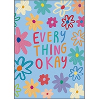 #グリーティングライフ ノート シックノート 5mm方眼,64ページ,A5 フラワー MMN-488