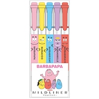 #グリーティングライフ(国内販売のみ） マーカー バーバパパマイルドライナー 水性顔料･5色セット バーバパパ BBZ-351