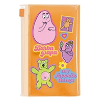 #グリーティングライフ(国内販売のみ） 身辺雑貨 ココちゃんTIDY仕分けるポーチ ジップポケット4枚付 オレンジ BBZ-354