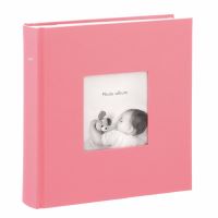 【マークス】 アルバム フォトフレームアルバム ポストカードサイズ 200枚収納可 ピンク CGAL11-PK