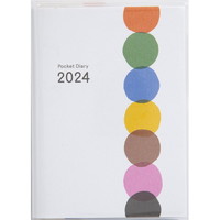 #高橋書店（国内販売のみ） 手帳 2024年 B7 ポケットダイアリー No.17 （2024年 1月始まり）
