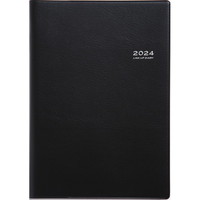 #高橋書店（国内販売のみ） 手帳 2024年 A5 ウィークリー デスクダイアリー 黒 No.60 （2023年 12月始まり）