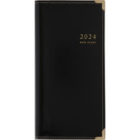#高橋書店（国内販売のみ） 手帳 2024年 ウィークリー ニューダイアリー 1 黒 No.73 （2023年 12月始まり）