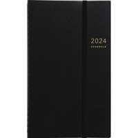 #高橋書店（国内販売のみ） 手帳 2024年 A5変型 ウィークリー リングダイアリー スリム レフト 黒 No.91 （2023年 12月始まり）