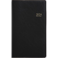 #高橋書店（国内販売のみ） 手帳 2024年 ウィークリー ニューダイアリー アルファ 10 黒 No.104 （2023年 12月始まり）
