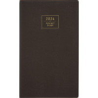 #高橋書店（国内販売のみ） 手帳 2024年 ウィークリー ニューダイアリー アルファ 4 茶 No.108 （2023年 12月始まり）