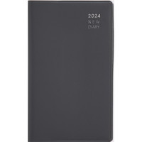 #高橋書店（国内販売のみ） 手帳 2024年 ウィークリー ニューダイアリー アルファ 7 クールグレー No.110 （2023年 12月始まり）
